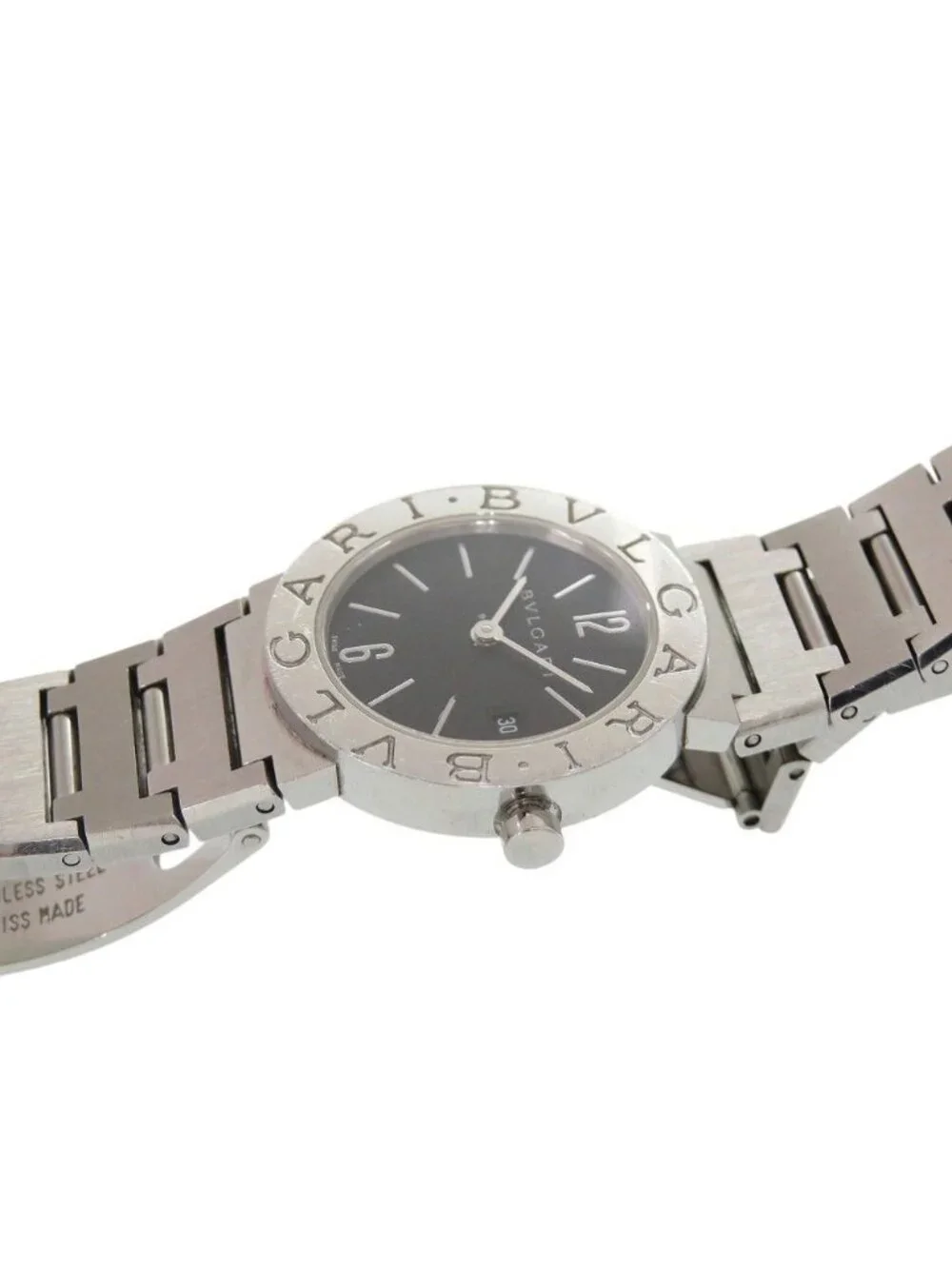 Bvlgari Black SS Quartz Watch Dial